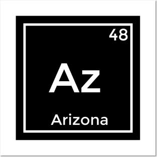 Arizona Periodic Table Element Posters and Art